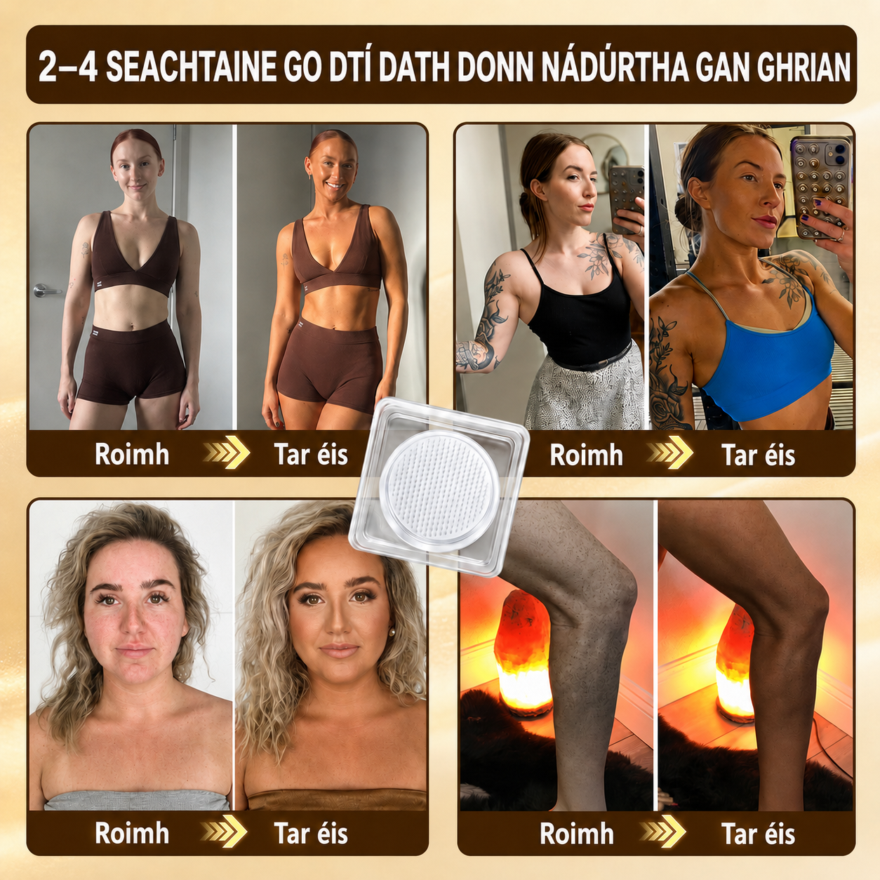 ⭐ Natravor® Microneedle Tanning Patch: Natural Bronze Glow without UV & DHA