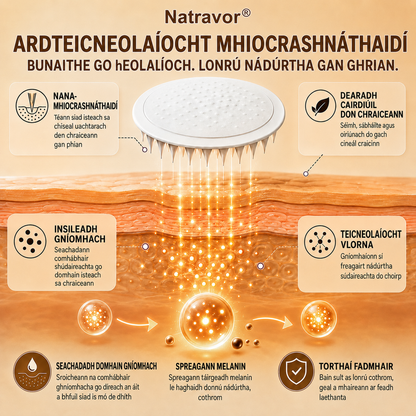 ⭐ Natravor® Microneedle Tanning Patch: Natural Bronze Glow without UV & DHA