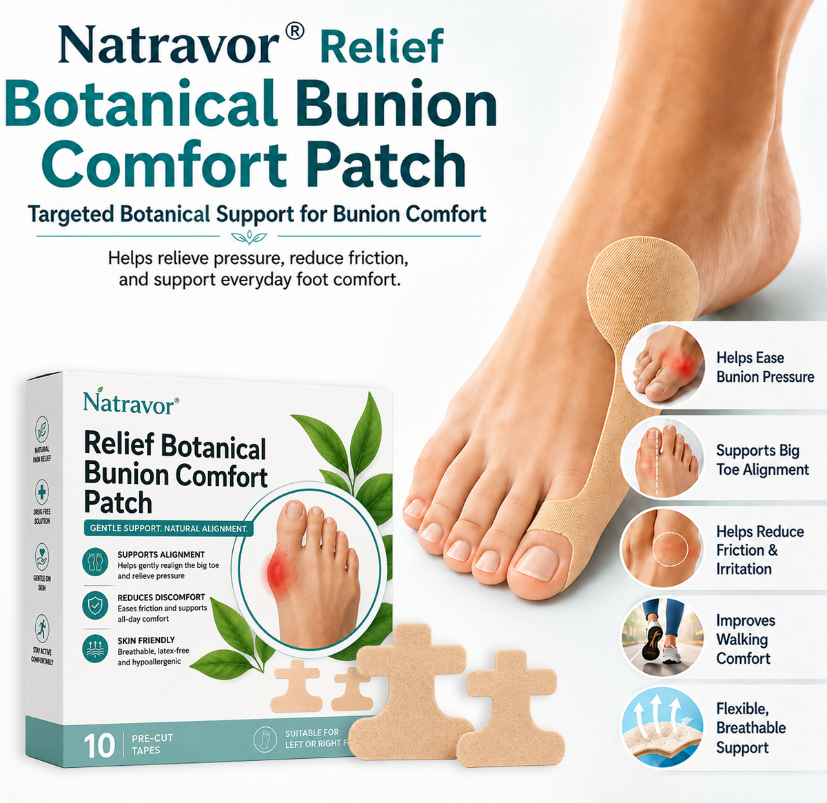 🎁 Only 5 left in stock！Grab one for your other foot too!— Second Pack 50% Off