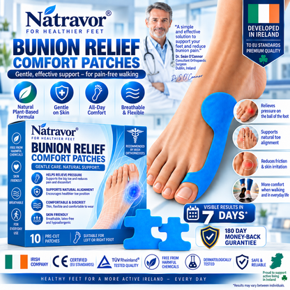 🏅Natravor® Relief Botanical Bunion Comfort Patcht👠💃（Physical Stretch Support + Botanical Comfort Formula)a